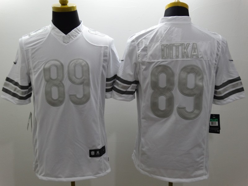 Men's Chicago Bears Mike Ditka #89 White Jersey